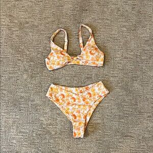 Floral print bikini